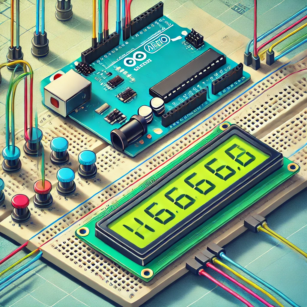 Control de Variables con Pulsadores y Visualización en Pantalla LCD con Arduino Control de Variables con Pulsadores y Visualización en Pantalla LCD con Arduino